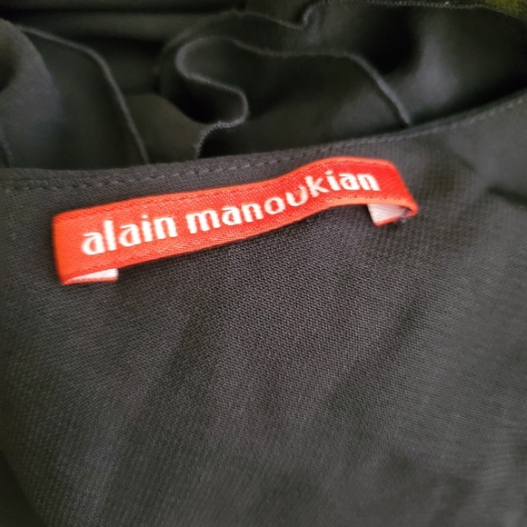 alain manoukian Midi Ruffle V-neck Dress - Picture 9 of 10